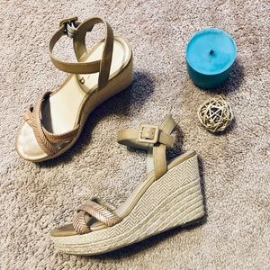 Nude women’s wedges